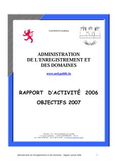Rapport d'activité annuel AED 2005