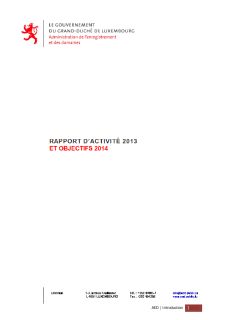 Rapport d'activité annuel AED 2013